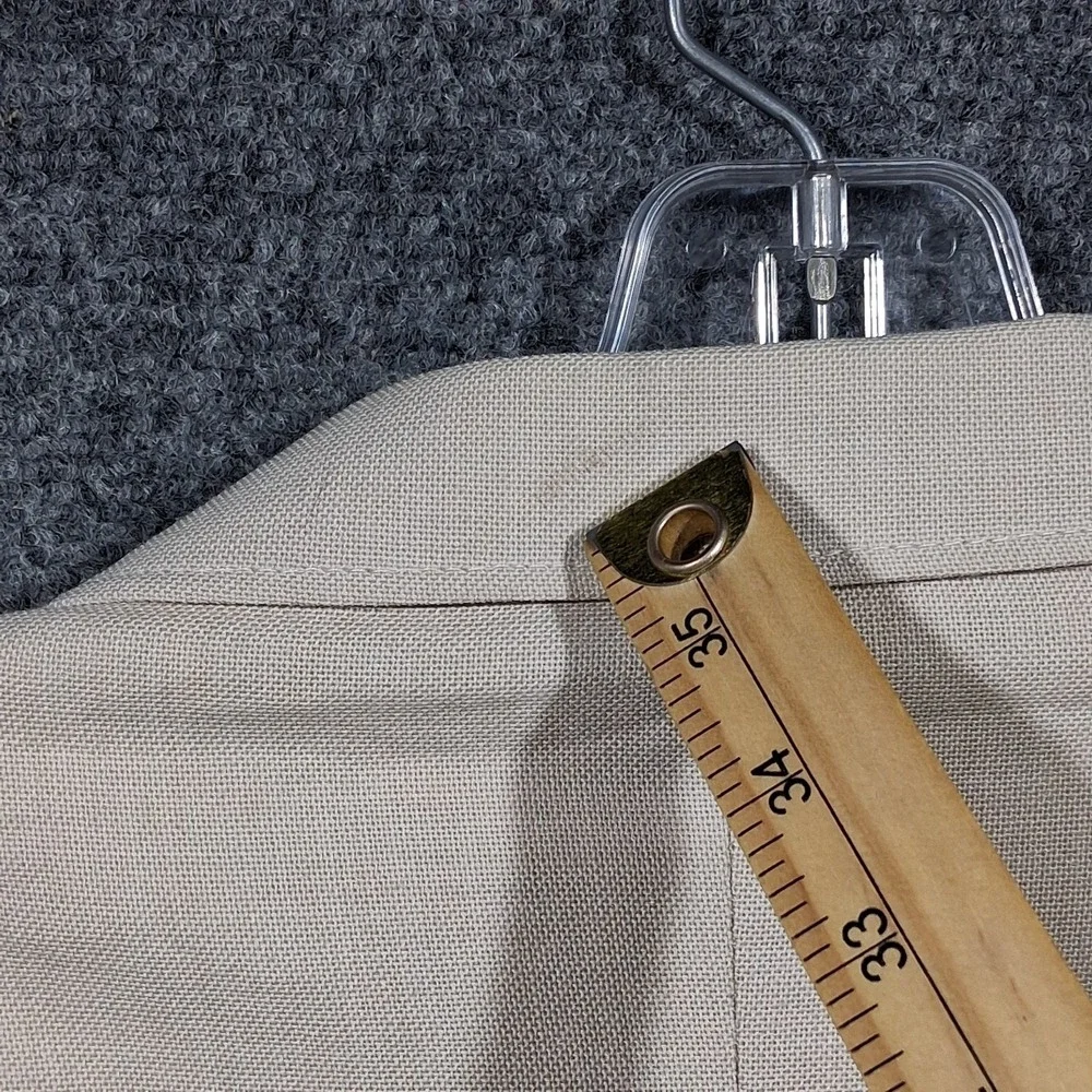 Johnny‎ Bench MVP Collection Mens 50L Tan Blazer Gold Crest Buttons Sport Coat